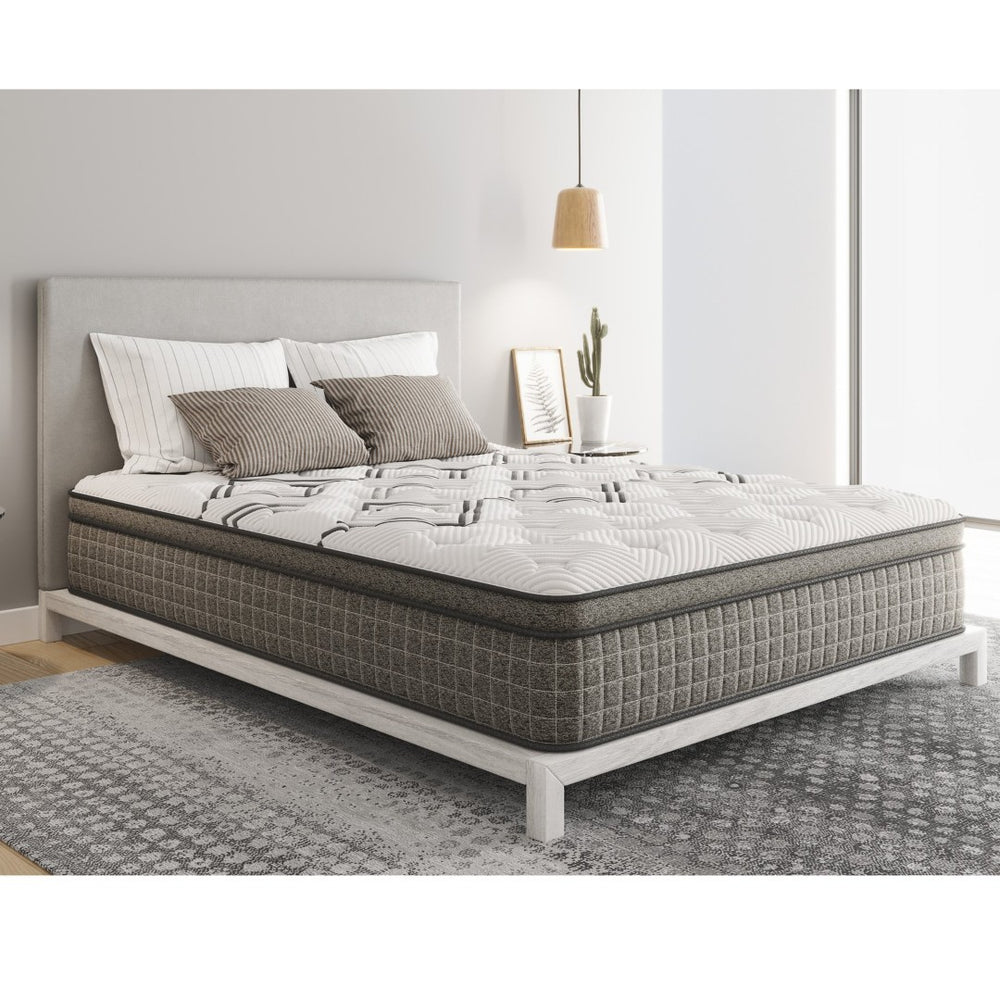 English Elm Diamond Soto Euro-top Hybrid Cal King Mattress with Cooling Coils and Medium Feel B05165546