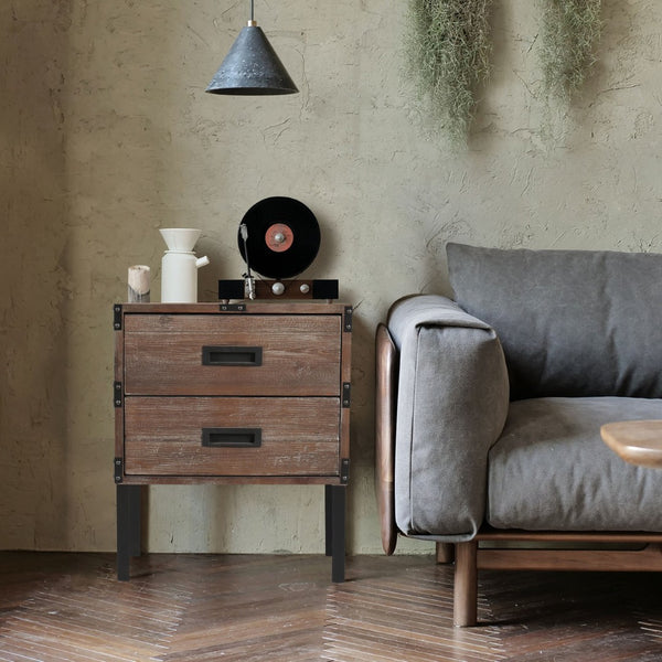 English Elm Antique Gray Reclaimed Wood Trunk Table Set of Three with Interior Storage W142562436