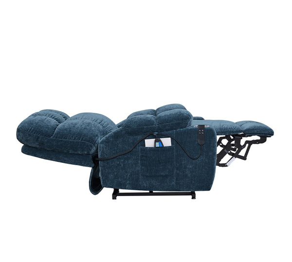 English Elm Liyasi Zero Gravity Power Recliner Eco Leather Massage Lumbar Heat Usb Charging W820S00032