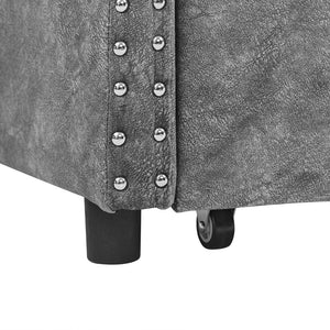 English Elm Spare Daybed Replacement Parts for 500lb Capacity, Heavy-Duty 98lb Steel Frame Components, Fits 81.5"x30.5" W1413137175