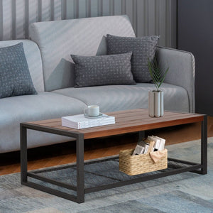 English Elm Console Coffee Table Reclaimed Wood Low Profile Industrial Living Room Centerpiece W142562434