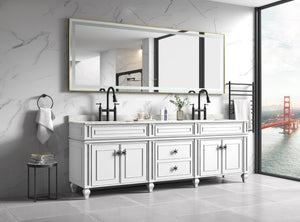 English Elm 96in. Wide Led Backlit Bathroom Vanity Mirror with Anti-fog and Touch Color Control W1272100775