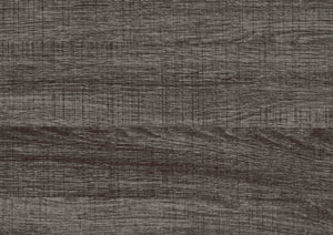 English Elm Contemporary 1-Drawer Nightstand with 2x Drawers, Two-Tone Gray & Dark Brown Finish, Antique Brass Pulls B01167247