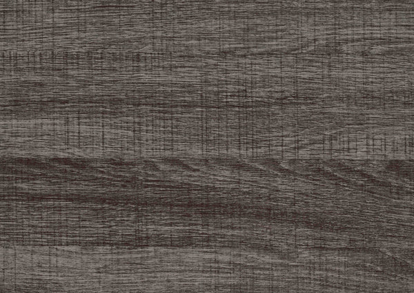 English Elm Contemporary 1-Drawer Nightstand with 2x Drawers, Two-Tone Gray & Dark Brown Finish, Antique Brass Pulls B01167247