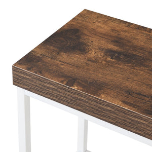 English Elm Topmax Farmhouse Kitchen Island with Drop Leaf Storage Drawers and Two Stools Included SH000234AAK