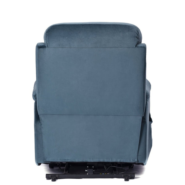 English Elm Power Lift Chair Recliner For Elderly – Electric Sofa With Remote, Soft Navy Fabric, Ultimate Comfort W1028S00037-GIGA
