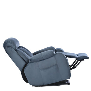 English Elm Power Lift Chair Recliner For Elderly – Electric Sofa With Remote, Soft Navy Fabric, Ultimate Comfort W1028S00037-GIGA
