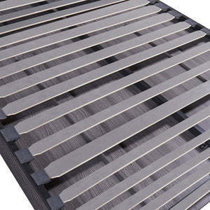 English Elm Full Murphy Bed with Wardrobe and Drawers, Gray Space-Saving Foldable Storage Bed for Guests, Multi-Functional Cabinet Wall Unit GX002001AAE