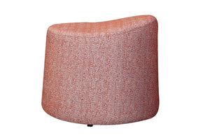 English Elm Crescent Puff Upholstered Ottoman Compact Accent Footrest for Living Room or Bedroom B05468029