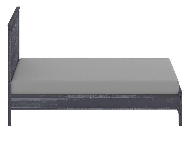 English Elm Albany Solid Wood Full Bed Frame With Rustic Elegance, Heavy-Duty Support, Box Spring Required B03768112