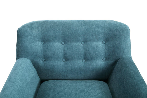 English Elm Brenna Upholstered Accent Chair Plush Fabric Seat for Living Room or Reading Nook B05467990