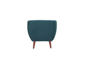 English Elm Brenna Upholstered Accent Chair Plush Fabric Seat for Living Room or Reading Nook B05467990