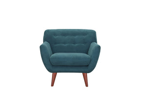 English Elm Brenna Upholstered Accent Chair Plush Fabric Seat for Living Room or Reading Nook B05467990