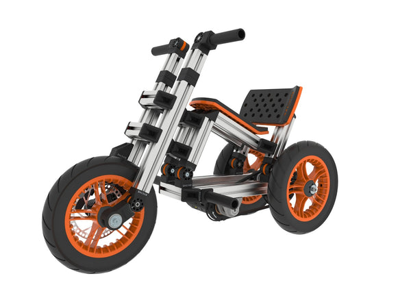 English Elm Modular Electric Go Kart with Aluminum Frame and 20 Plus Build Configurations for Kids ET297824GKT