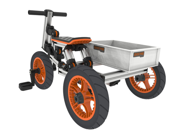 English Elm Kidrock Modular Ride on Kit 20 Configurations Aluminum Frame Ages 1 to 8 ET297823LKT-B
