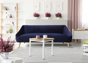 English Elm Baylee Upholstered Sofa Rich Fabric Frame for Contemporary Living Room Seating B05468644