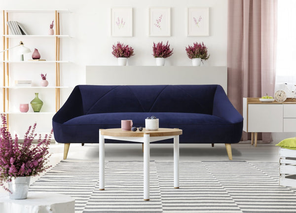 English Elm Baylee Upholstered Sofa Rich Fabric Frame for Contemporary Living Room Seating B05468644