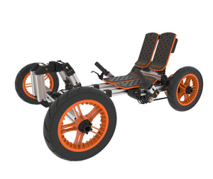 English Elm Kidrock Modular Electric Go-kart Upgrade Kit with Aluminum Alloy Frame for Kids ET297825EUP