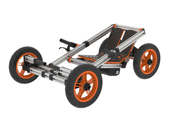 English Elm Kidrock Modular Electric Go-kart Upgrade Kit with Aluminum Alloy Frame for Kids ET297825EUP