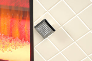 English Elm Tv Stand With Electric Fireplace - Cozy Beige Media Console For 70" Tvs, Storage & Led Flame Effects B00969710-GIGA