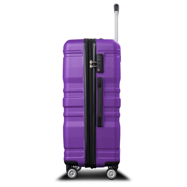 English Elm Luggage Sets 3 Piece Abs Hardshell Expandable Spinner Suitcase with Tsa Lock PP310829AAP