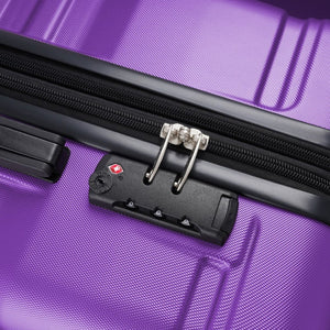 English Elm Luggage Sets 3 Piece Abs Hardshell Expandable Spinner Suitcase with Tsa Lock PP310829AAP