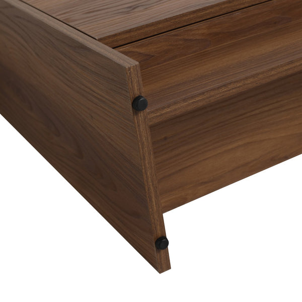 English Elm 18 Inch Freestanding Bathroom Vanity with Ceramic Basin, Adjustable Shelves, Soft-Close Doors, Water-Resistant Finish W99966401