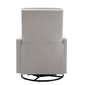 English Elm Modern Upholstered Rocker Nursery Chair with 360° Swivel Glider, Plush High Back, Silent Power Recline Beige 29.33 L x 25.79 W x 23.7 H PP297876AAA