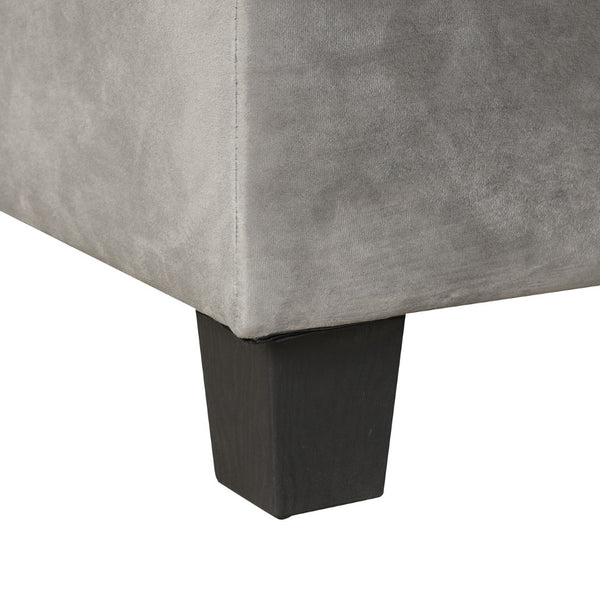 English Elm Modern L-shape Sectional with Reversible Chaise Storage Ottoman and Cup Holders WF296630AAE