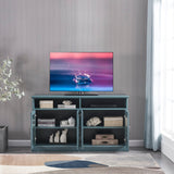 Hearth and Haven TV Stand, Buffet Sideboard Console Table, Dark Teal W96570807