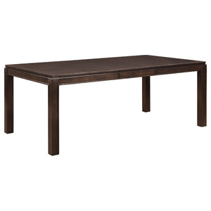 English Elm Contemporary Oak Veneer Extendable Dining Table Dark Finish Seats Six Wood Legs B01170954