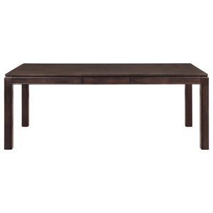 English Elm Contemporary Oak Veneer Extendable Dining Table Dark Finish Seats Six Wood Legs B01170954