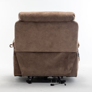 English Elm Recliners Power Lift Chair with Massage Heat Wide Seat Support for Living Room W547S00027
