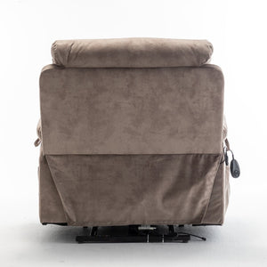 English Elm Recliners Power Lift Chair with Massage Heat Wide Seat Support for Living Room W547S00028