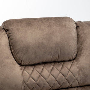 English Elm Lounge Power Lift Recliner Faux Leather Chair with 180 Degree Flat Sleeping Position W547S00025