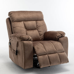 English Elm Recliners Power Lift Chair with Massage Heat Wide Seat Support for Living Room W547S00027