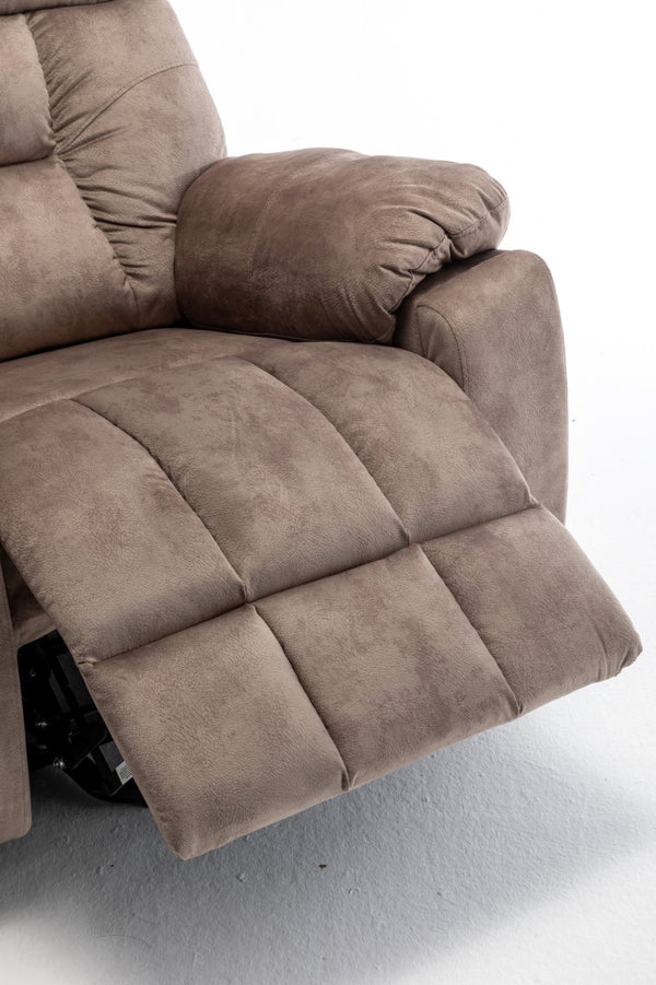 English Elm Recliners Power Lift Chair with Massage Heat Wide Seat Support for Living Room W547S00028