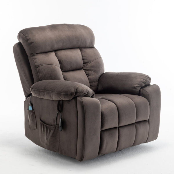 English Elm Recliners Power Lift Chair for Elderly with Massage Heat and Wide Plush Seating W547S00026