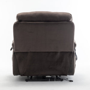 English Elm Recliners Power Lift Chair for Elderly with Massage Heat and Wide Plush Seating W547S00026