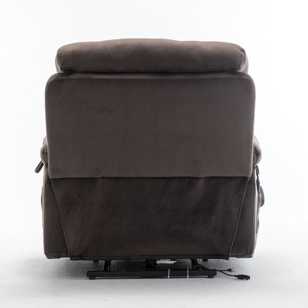 English Elm Recliners Power Lift Chair for Elderly with Massage Heat and Wide Plush Seating W547S00026