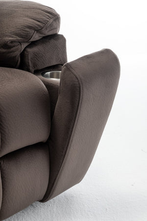 English Elm Recliners Power Lift Chair for Elderly with Massage Heat and Wide Plush Seating W547S00026