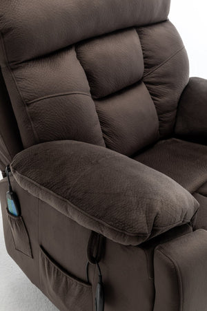 English Elm Recliners Power Lift Chair for Elderly with Massage Heat and Wide Plush Seating W547S00026