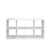 Hearth and Haven Smart Cube 8-Cube Organizer Storage with Opened Back Shelves, 2 X 4 Cube Bookcase Book Shleves For Home, Office W141260288