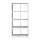 Hearth and Haven Smart Cube 8-Cube Organizer Storage with Opened Back Shelves, 2 X 4 Cube Bookcase Book Shleves For Home, Office W141260288