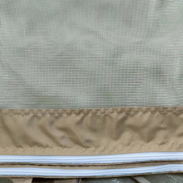 English Elm 10x10 Ft Patio Gazebo Replacement Mesh Enclosure Four Zippered Panels Insect Protection W41968236