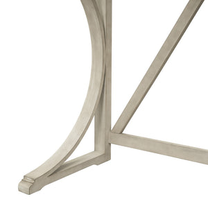 English Elm Topmax Farmhouse Counter Dining Set with Built-in Usb Charging and Upholstered Stools White N717P352068A