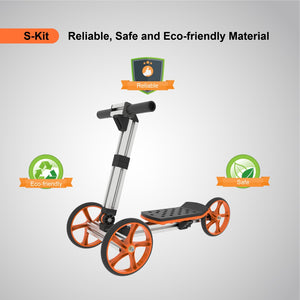 English Elm Kidrock Constructible Aluminum Balance Bike and Scooter Kit for Toddlers 20 Builds ET297806SKT