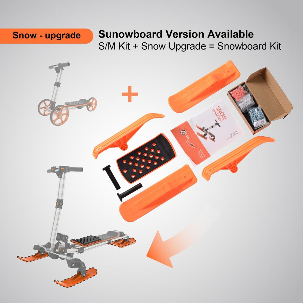 English Elm Kidrock Snow Upgrade Kit for Kids Ride-on with Aluminum Frame Winter Build ET297826SUP