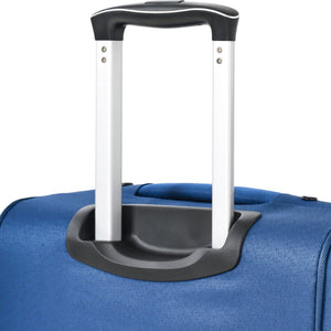 English Elm Softside Expandable Spinner Luggage 3 Piece Set with Tsa Lock and 360 Wheels Blue PP283608AAC