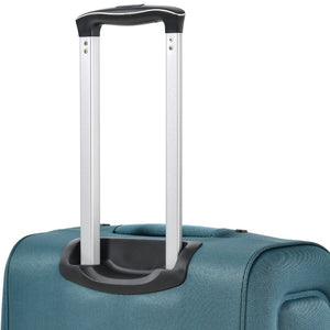 English Elm Softside Expandable Spinner Luggage 3 Piece Set with Tsa Lock and 360 Wheels Green PP283608AAF